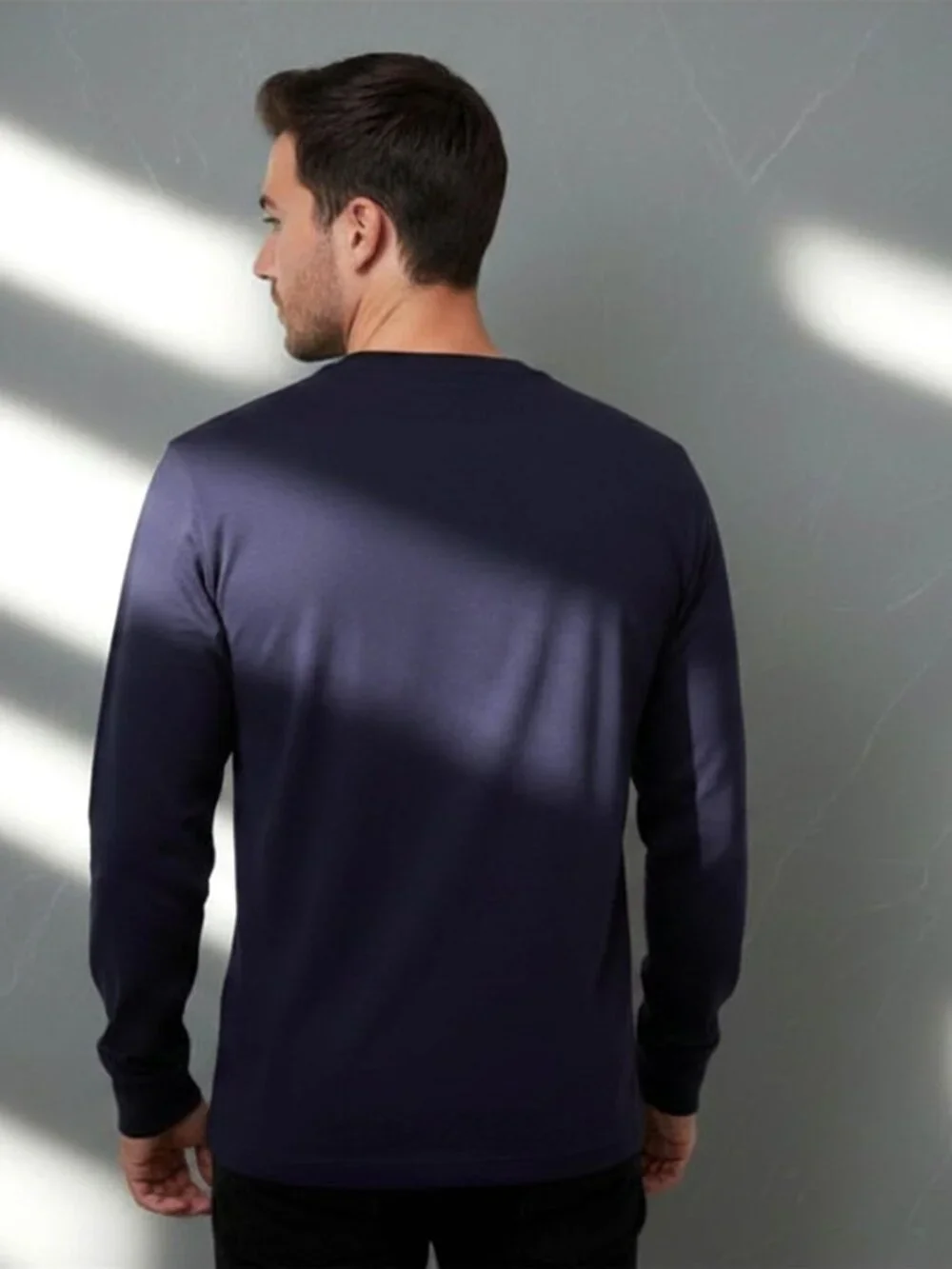 True Religion Shirt, Long Sleeve Tee, Men's Graphic Shirt, Streetwear Shirt, Cot